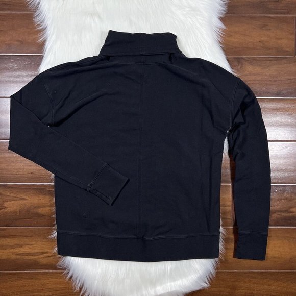 Lululemon Size 6 Black Go Forward Pullover Sweatshirt - Picture 7 of 9